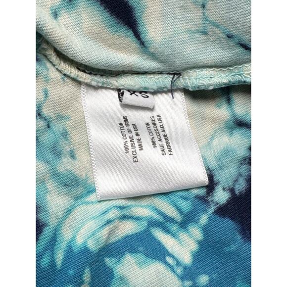 Proenza Schouler White Label Women's Tie Dye Short Sleeve Shirt Top XS - Picture 5 of 5